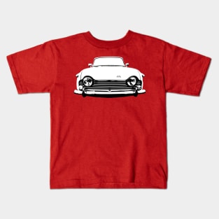 Triumph TR250 1960s British classic car monoblock black/white Kids T-Shirt